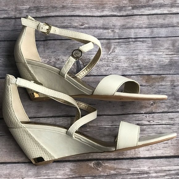 Sam Edelman Scott Leather Wedge Sandals - Picture 4 of 9